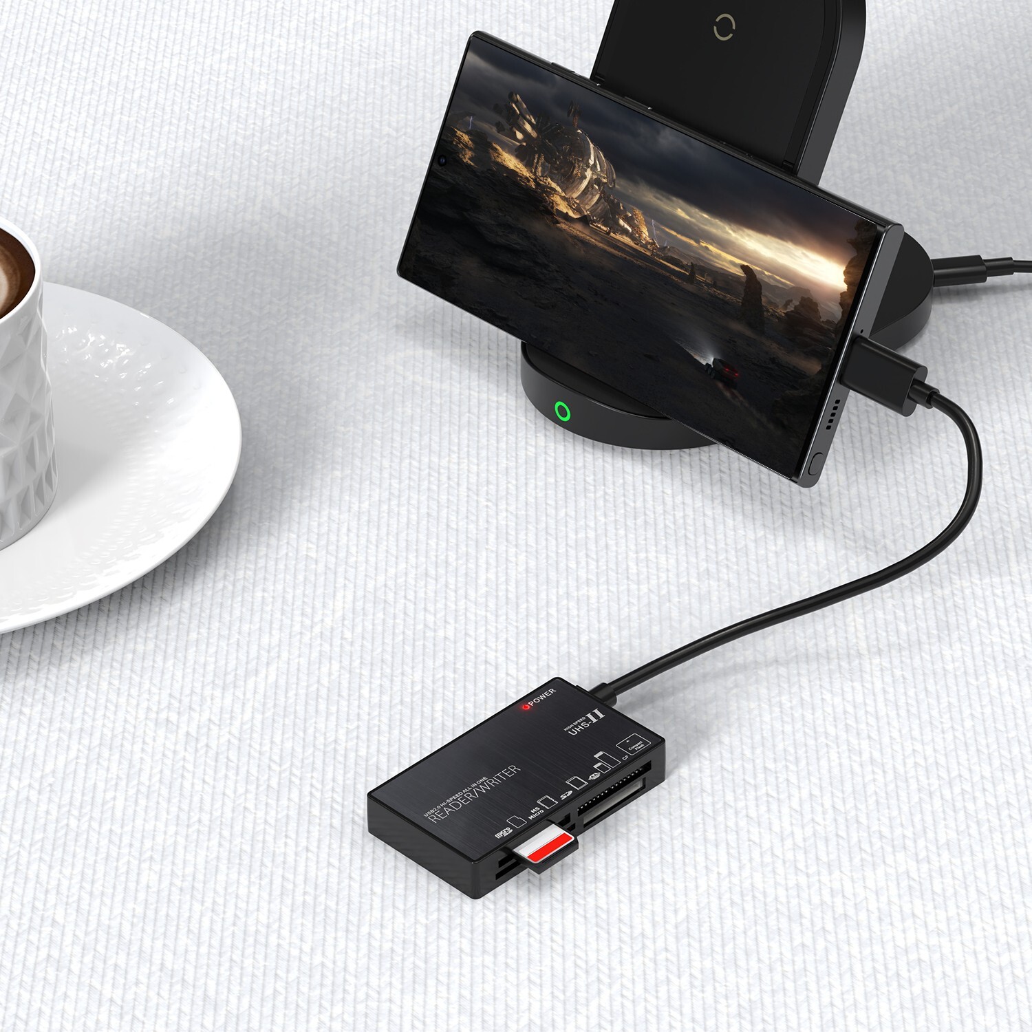 USB C to SD Card Reader Writer OTG Adapter USB 2.0 Micro SD Memory Card