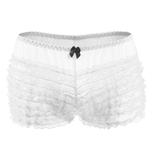 Ruffled Lace Dance Bloomers Lingerie Frilly Shorts Boxer Underwear Panties Women - Picture 26 of 28