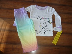 carters unicorn fleece pajamas