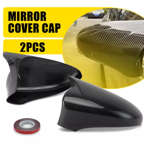 Carbon Fiber Black Mirror Cover Caps For Lexus IS200 IS250 IS300 IS350 2013-2020