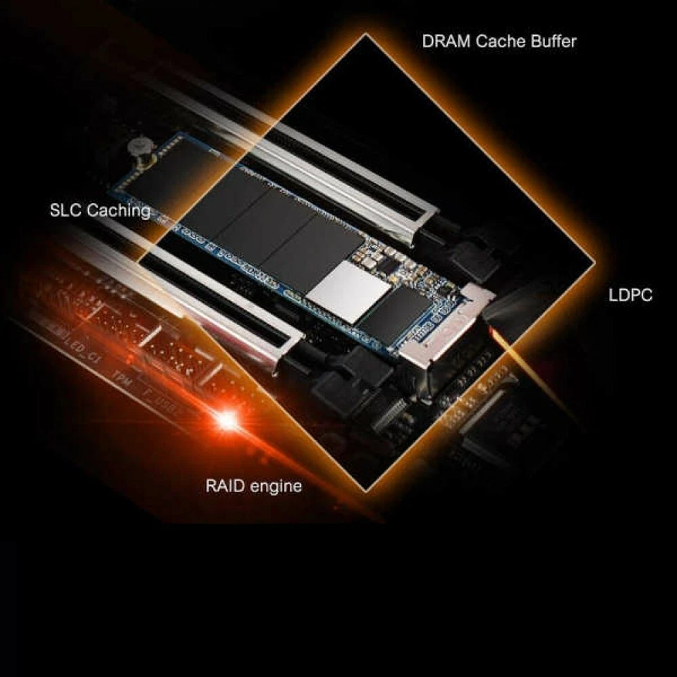 Silicon Power UD70 Series SSD 1TB M.2 2280 NVMe PCIe 3.0x4 Fedex DHL From Japan - Image 4 of 4