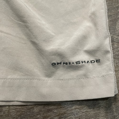Columbia PFG Omni Shade Boys XL Cargo Shorts Elastic Waist Khaki - Picture 4 of 9