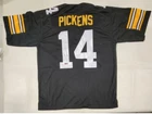 Pittsburgh Steelers’ George Pickens Autographed/Signed Black Football Jersey JSA