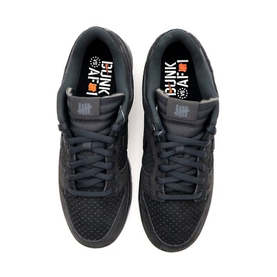 DO9329-001 Nike Dunk Low Undefeated 5 On It Dunk vs AF1 Black
