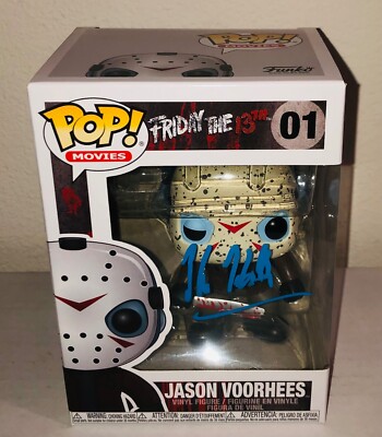Kane Hodder Jason Voorhees Friday The 13th #01 Signed Funko Pop PSA RARE B
