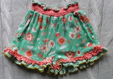 MATILDA JANE Fun House Shorts Dream Chasers, Size 6 Ruffled Mint Green Peach
