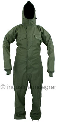 ML PU Overall mit Kapuze Reinigungsoverall Waschoverall Gr. M - 6XL wasserdicht