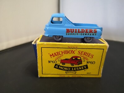 P701-MATCHBOX LESNEY No60A MORRIS J2 PICKUP TRUCK WITH BOX.GPW