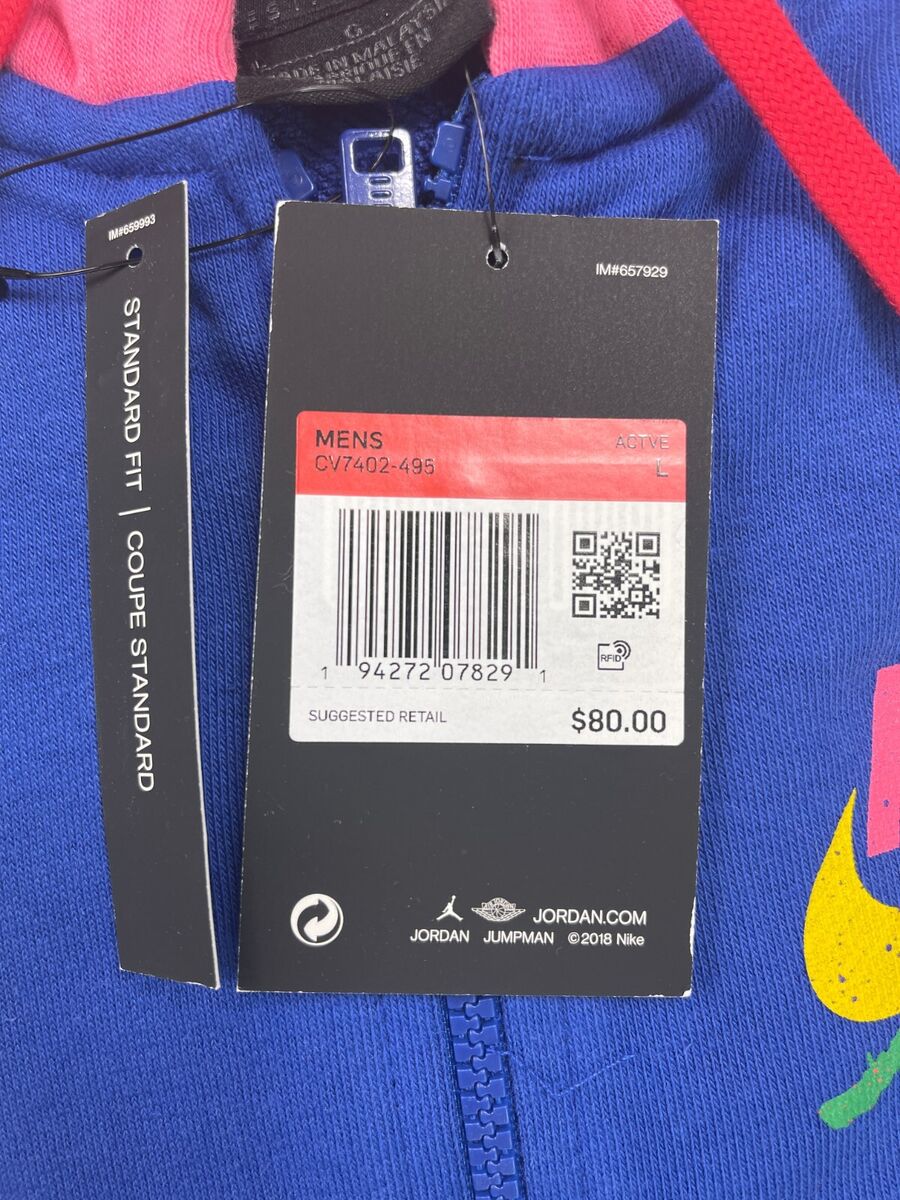 Air Jordan Jumpman Classics Full Zip Hoodie Blue Multi Air Jordan Jumpman Classics Full Zip Hoodie Blue Multi