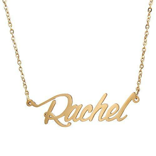 AOLO Gold Plated Child Name Necklace 