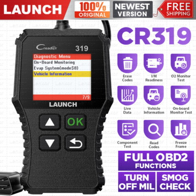 2025 LAUNCH CR319 OBD2 Scanner Engine Fault Code Reader CAN Diagnostic Scan Tool