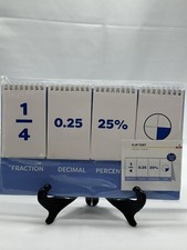 NEW Flip Tent Fractions Ten Pages. For use Fractionsdecimal present age icon