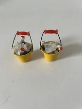 Coca Cola Miniature Bucket with Coke Bottles and Ice (2)