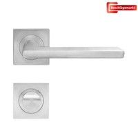 Karcher TüRdrüCker-Rosetten-Garnitur ER54Q Montana Quadratisch Edelstahl Matt Wc
