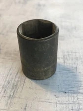 SNAP ON PFM18 - 18mm Shallow Socket, 3/8" Drive 6 Point Industrial Finish USA