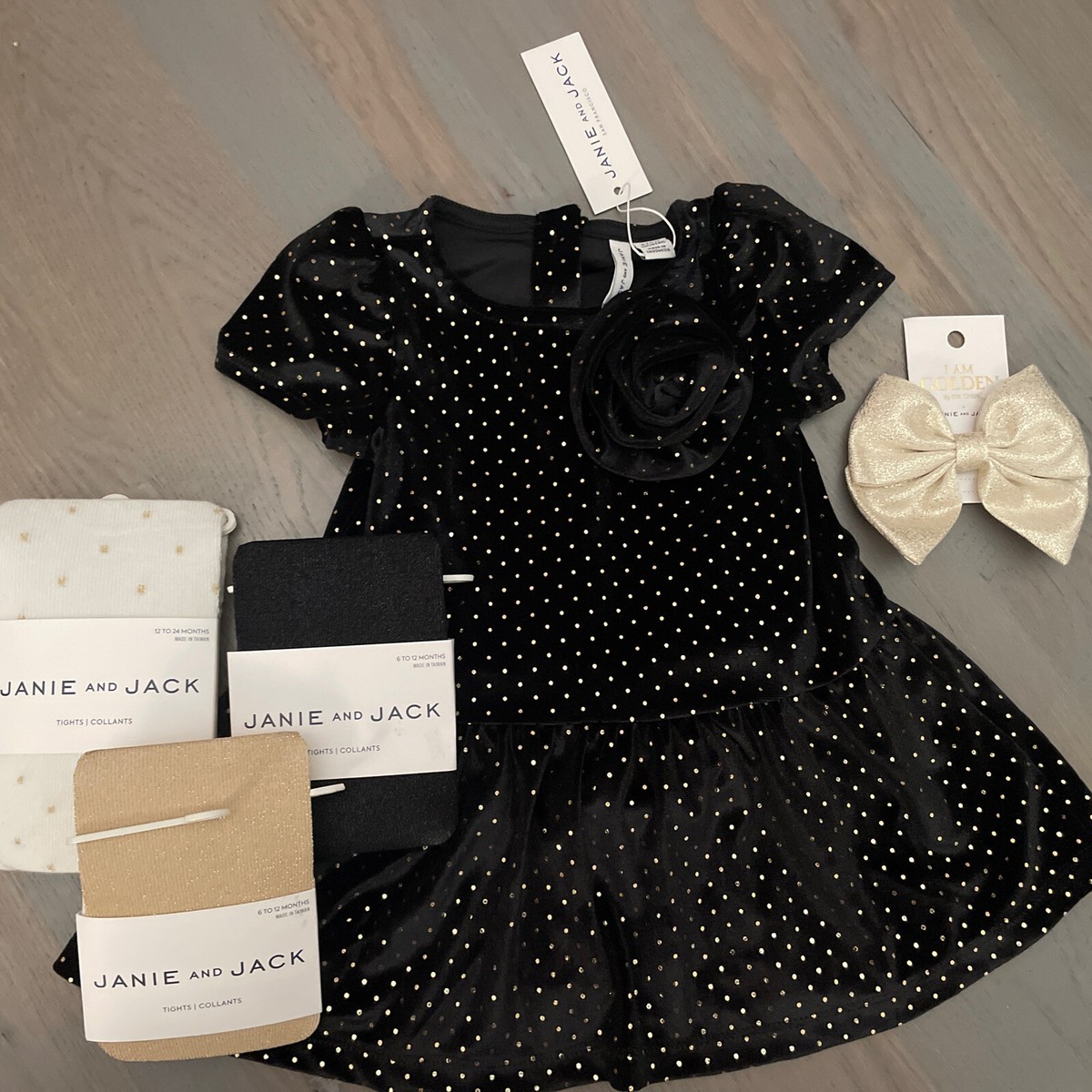 janie and jack black dress Janie and Jack black dress