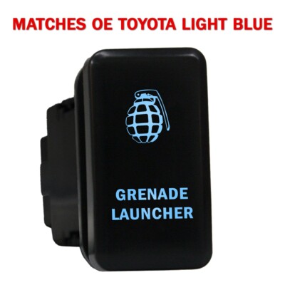 GRENADE LAUNCHER 8B88NB Push switch 12volt For Toyota OEM Tacoma LED NEW BLUE