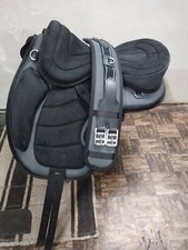 Freemax Synthetic English Treeless Saddle Grey Without Panel in All Sizes