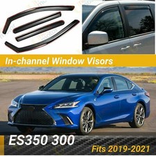 Fits Es350 Es300h 2019-24 In-channel Vent Window Visors Rain Guard Deflectors
