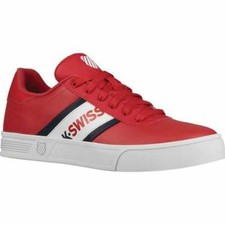 K-Swiss Men's Court Lite Spellout Sneaker Chili Pepper/Navy/White 8 M US