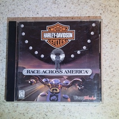 Harley-Davidson Race Across America PC Game CD DOS Racing English