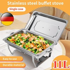 Einzeln-Tablett Chafing Dish Speisenwärmer Buffet Bankett Warmhaltebehälter DHL