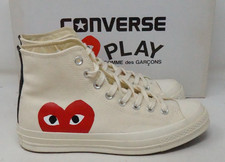 Comme Des Garcons PLAY White x Converse Chuck...