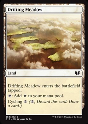 x4 Drifting Meadow C MTG Commander 2015 M/NM, English