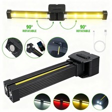 Super Bright Rechargeable Cob Led Work Light Lamp Flashlight Magnetic Inspect