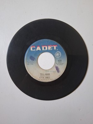45 RPM Vinyl Record Soul Etta James Tell Mama/I'd Rather Go Blind Cadet VG