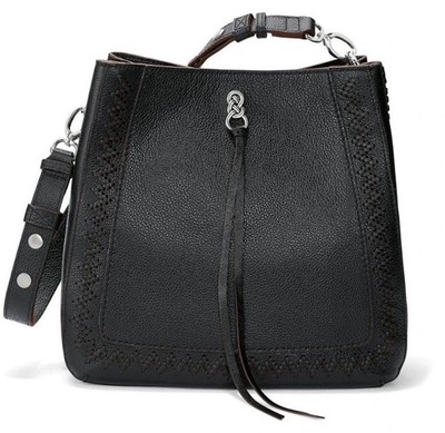 Brighton Interlok Georgia Hobo Purse Black. EUC.  NICE!  MSRP $565