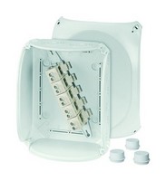 Hensel Klemmenkasten 25Qmm 5Fach Kunststoff 255X205X112Mm Aufputz 10... DK2525G