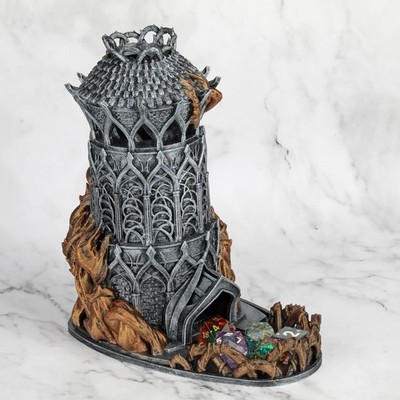 Druid Tower Dice Tower, Dice Rolling Tower for Role Playing Dice