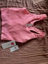 Yogalicious Pink Ribbed Knit Stretch Slim Fit...