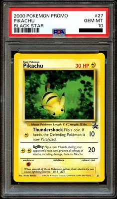 PSA 10 GEM MINT Pikachu # 27 