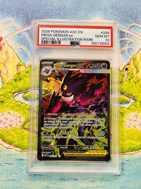 2026 Pokemon Ascended Heroes Mega Gengar ex #284/217 SIR PSA 10 GEM MINT