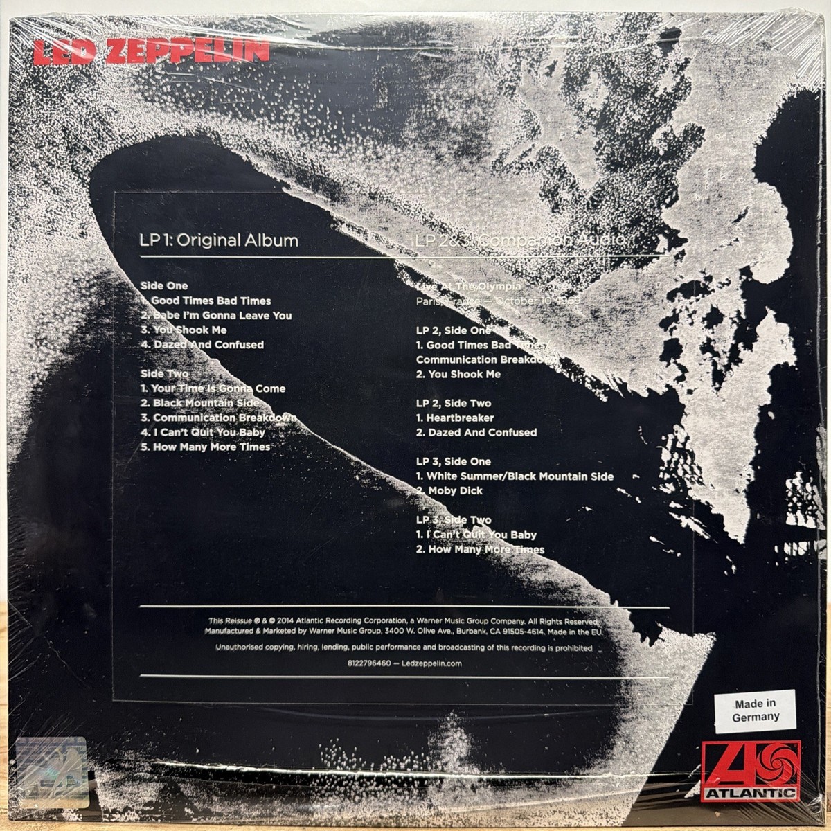 DAMAGED* Led Zeppelin - Led Zeppelin 1 [New Vinyl LP] Deluxe Ed