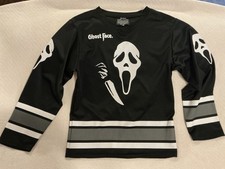 1st Release Scream Horror Movie Ghost Face Hockey Jersey Size Medium from 1996