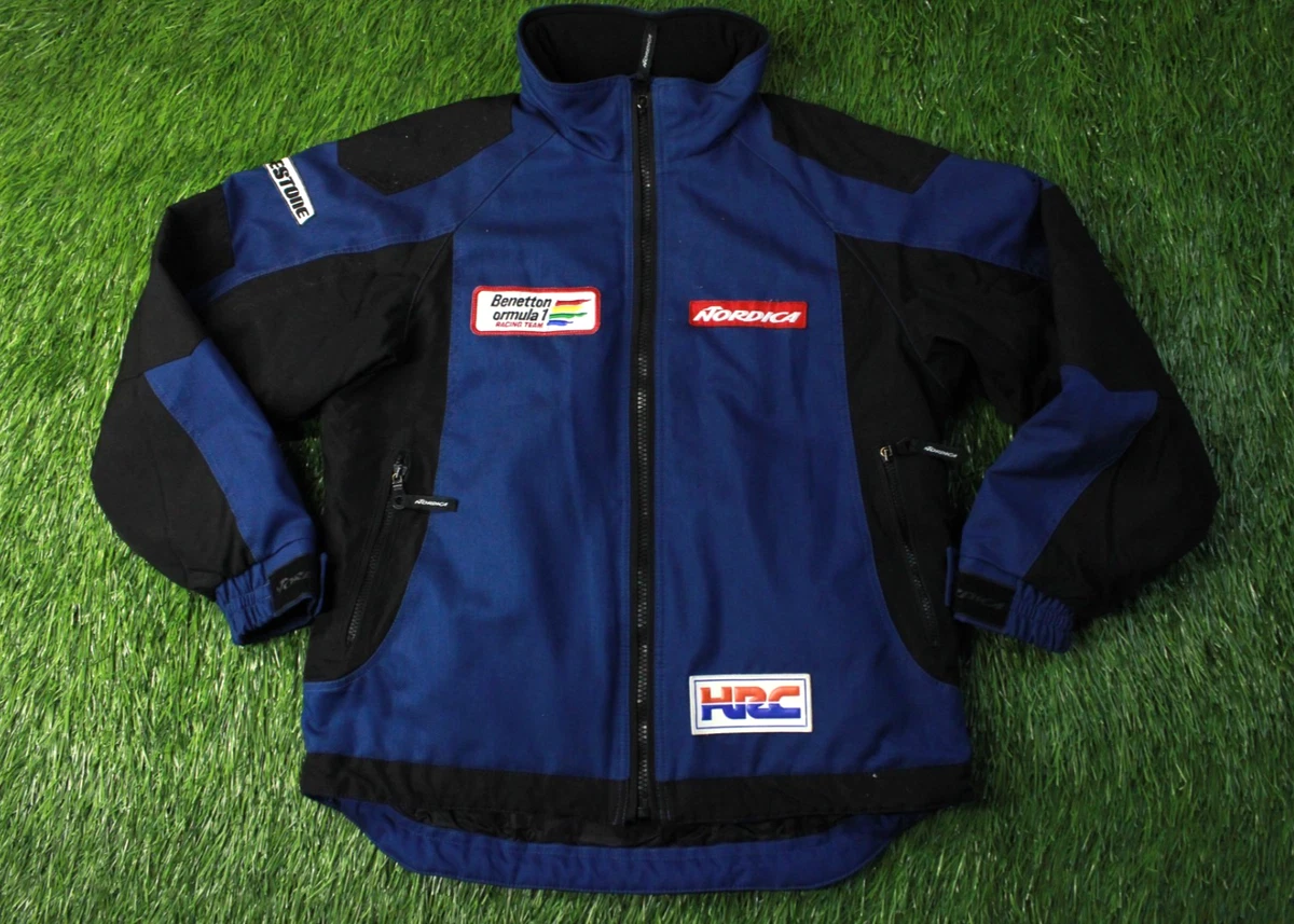 90s Benetton F1 レーシング ピットクルージャケット チームジャケ Preços baixos em Roupas de fãs de Corrida de Fórmula 1 da Benetton