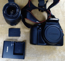 Canon EOS Rebel T3 12.2MP DSLR Camera Body 1 Battery Charger Tested