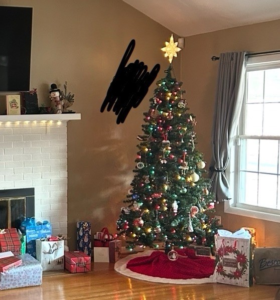 7 ft Green Artificial Decorated Christmas Tree Multicolor 
