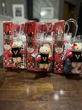 18 Pack Clear Plastic Gift Bags with Handle,9.06" X 6.7" X 2.76" Reusable PVC