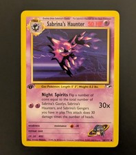 Pokemon Sabrina's Haunter 58/132 1st Edition Gym Heroes Lightly Played on eBay
