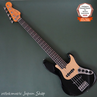 Fender Deluxe Jazz Bass V Kazuki Arai Edition Rosewood Fingerboard Black