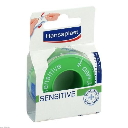 Hansaplast Fixierpfl.Sensitive 1,25 Cmx5 M 1 St-image