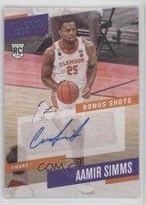 2021 Chronicles Draft Picks Prestige Bonus Shots Signatures Aamir Simms Auto 0c2