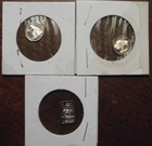 3 Miniatures, 3 Grams of Pure .999 Silver