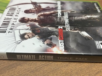 Ultimate Action Triple Pack for Xbox 360 Just Cause 2 Tomb Raider