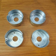 Galvanised loop in conduit industrial for ceiling light boxes