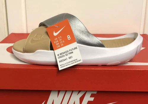 Scarpe slip on Nike Benassi Future Cross SE PRM da donna con slide UK 5 5 EUR 39 US 8